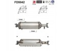PARTICULATE FILTER FAP DPF FD5042 AS HYUNDAI Part manufacturer AS