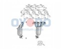 CATALYTIC CONVERTER OPEL 10N0030 OYO OYODO Catalog number of the part 10N0030 OYO
