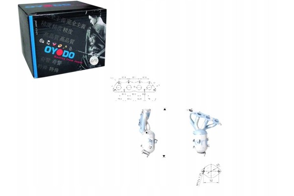Catalizador Oyodo 10N0063-Oyo para Kia y Hyundai usado 2