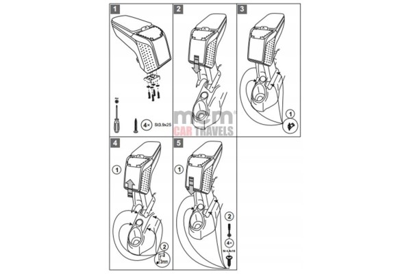 Reposabrazos Luxus Armster 2 para Citroën C3 y DS3 2010-2017 usado 6