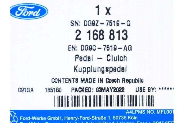 Pedal de Embrague Ford OE Mondeo MK5 2014-2022 nuevo 5