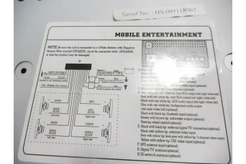 Car radio ROAD ROVER HS 091118067 Part manufacturer no brand