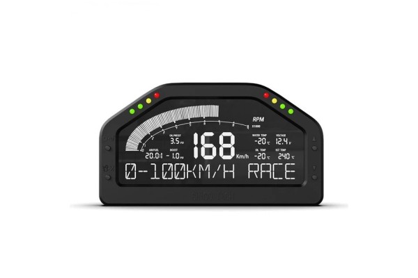 Pantalla Lcd Sinco Tech con 8 LED para cuadro de instrumentos Rally Race usado 2