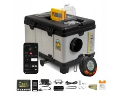 Calefactor estacionario Sunster 8 kW 12/24V con ventilación y sensor de CO