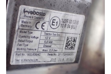 WEBASTO PARKING HEATER 7E0815071E VW TRANSPORTER T6 2 0 TDI 18R Version European