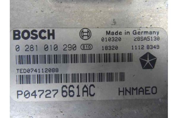 P04727661AC  CENTRALITA MOTOR UCE CHRYSLER VOYAGER (RG) 2.5 CRD Grand Voyager Limited 2001 P04727661AC 170986 CHRYSLER - 2