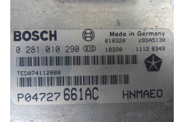 P04727661AC  CENTRALITA MOTOR UCE CHRYSLER VOYAGER (RG) 2.5 CRD Grand Voyager Limited 2001 P04727661AC 170986 CHRYSLER - 2