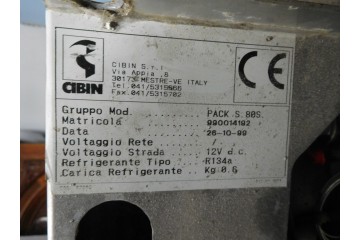 Unidad de refrigeración Cibin Pack S80S S.80 S