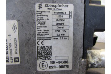 Calefactor Webasto para Opel Vivaro III (2014-2019) - Número de pieza