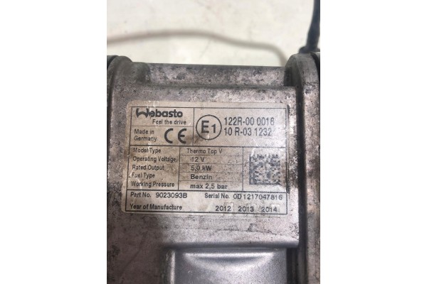 Calefacción estacionaria Webasto BMW F10 F11 9023093B usado 3