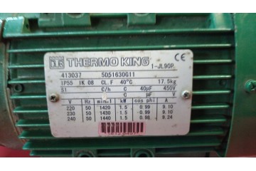 ELECTRIC MOTOR REFRIGERATION UNIT THERMO KING V200 V300 5D51630G11 Catalog number of the part 5D51630G11