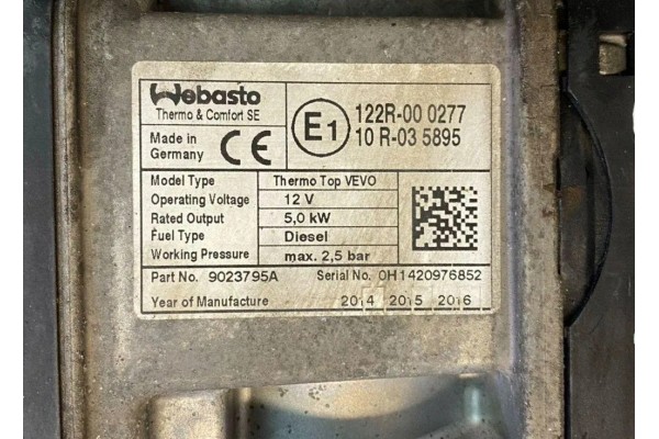 Calefactor estacionario Webasto para Volvo XC60 2015 usado 7