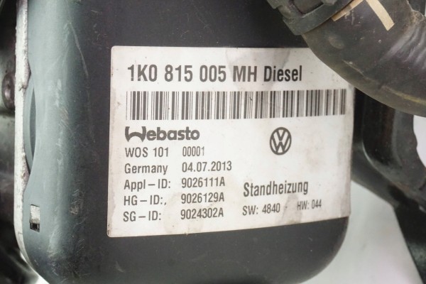 Calefactor estacionario VW Caddy Touran 1K0815005MH usado 9