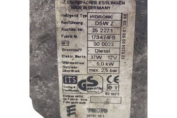 2006 Volvo S40 Parking heater Webasto 30767161 Catalog number of the original 173474FB