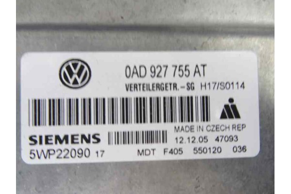 0AD927755AT NO IDENTIFICADO VOLKSWAGEN TOUAREG (7LA) TDI R5 2006 0AD927755AT 162149 VOLKSWAGEN - 1