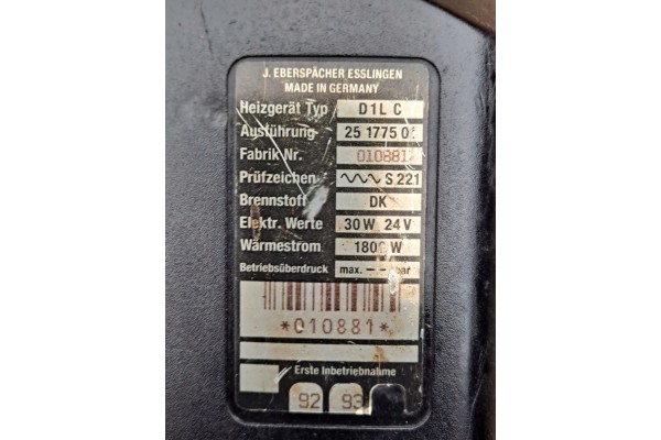Calefactor estacionario Webasto Air Top Evo 2000 para Volvo FH usado 2