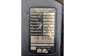 Heating 010881 D1LC 25 1775 01 Webasto EBERSPACHER Original Catalog number of the part 84178403 P05 1729140724
