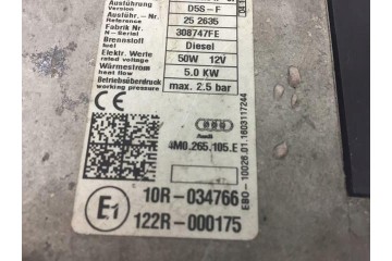 PARKING HEATER AUDI Q7 SQ7 4M WEBASTO 4M0265081AE 4M0265105E Part manufacturer Audi OE