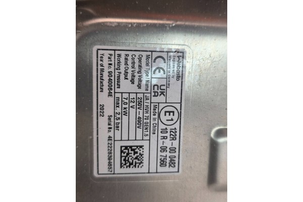Calentador de Agua de Alta Tensión Toyota bZ4X 7kW 8710162021 OE usado 10