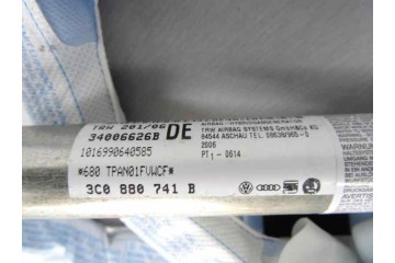 3C0880741B AIRBAG CORTINA DELANTERO IZQUIERDO VOLKSWAGEN PASSAT VARIANT (3C5) Highline 2007 3C0880741B 163155 VOLKSWAGEN - 1