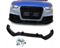INSERT SPOILER FRONT AUDI A5 8T LIFT 11 16r BLACK BUMPER RS LOOK