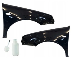 Mudguard VW BORA color LC9Z 98 05 right left lacquer Black Magic Pearl