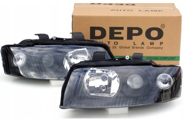 LAMPS HEADLIGHTS AUDI A4 B6 00 04 H7 H7 BLACK DEPO Car type passenger cars