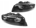 LAMPS HEADLIGHTS AUDI A4 B6 00 04 H7 H7 BLACK DEPO Version European