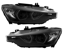 HEADLIGHT LAMP LED RINGS ANGEL EYES BMW 3 F30 F31