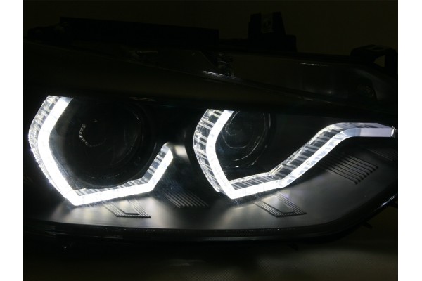 Faros LED Drl Tuning-Tec Izquierdo y Derecho Halógeno Europeo usado 3