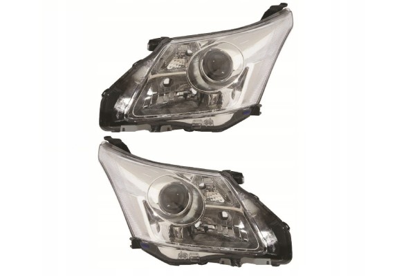 Faros delanteros eléctricos halógenos Depo para Toyota Avensis T27 usado 5
