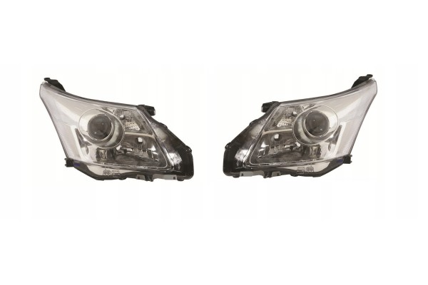 Faros delanteros eléctricos halógenos Depo para Toyota Avensis T27 usado 8