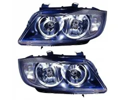 Juego de Faros Delanteros BMW Serie 3 E90 E91 04-12 Izquierdo y Derecho