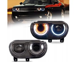 LED LAMP VLAND DODGE CHALLENGER 08 14r HEADLIGHTS KPL LED