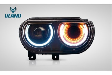 LED LAMP VLAND DODGE CHALLENGER 08 14r HEADLIGHTS KPL LED Part manufacturer VLAND