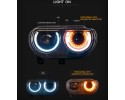 LED LAMP VLAND DODGE CHALLENGER 08 14r HEADLIGHTS KPL LED Quality of parts according to GVO Z replacement
