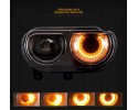 Lámparas LED delanteras izquierda y derecha para Dodge Challenger 200