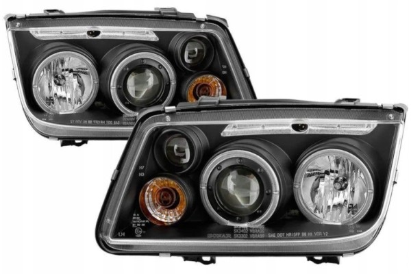 Faros delanteros Sonar LPVW15 para Volkswagen VW Bora y Jetta IV usado 4