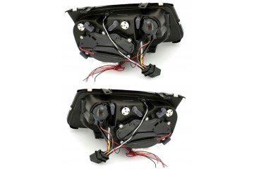 Headlights LED Rings Black Tuning Lens VW Bora 1j 1998 2005 Car type passenger cars