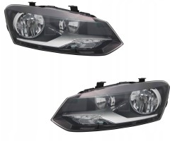 VW POLO 2009 2014 H7 H7 NEW LAMPS SET WITH MOTORS