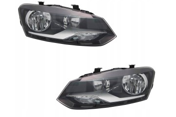 VW POLO 2009 2014 H7 H7 NEW LAMPS SET WITH MOTORS