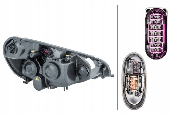 Faro delantero 1ZS 009 250-791 Hella usado 3