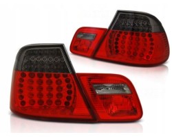 LED REAR LAMPS FOR BMW E46 COUPE 4 03 06 RED SMOKE