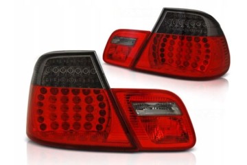 LED REAR LAMPS FOR BMW E46 COUPE 4 03 06 RED SMOKE