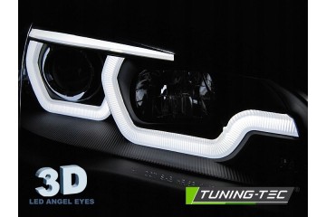 LAMPS ANGEL EYES BMW X5 E70 07 13 LED 3D DRL Installation side left right
