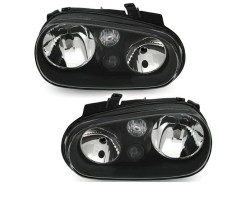 Headlights Lamps set Tuning TYC Black h7 h1 h3 VW Golf IV 4 1j 98 04