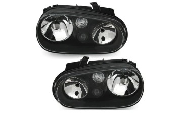 Headlights Lamps set Tuning TYC Black h7 h1 h3 VW Golf IV 4 1j 98 04