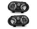 Headlights Lamps set Tuning TYC Black h7 h1 h3 VW Golf IV 4 1j 98 04 Packaging status original