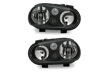 Headlights Lamps set Tuning TYC Black h7 h1 h3 VW Golf IV 4 1j 98 04 Packaging status original