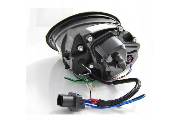 Faros delanteros VW New Beetle 98-05 cromados con bombillas LED nuevo 4